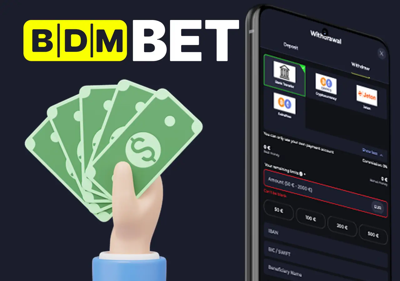 Withdrawal Process from BDMBet Casino