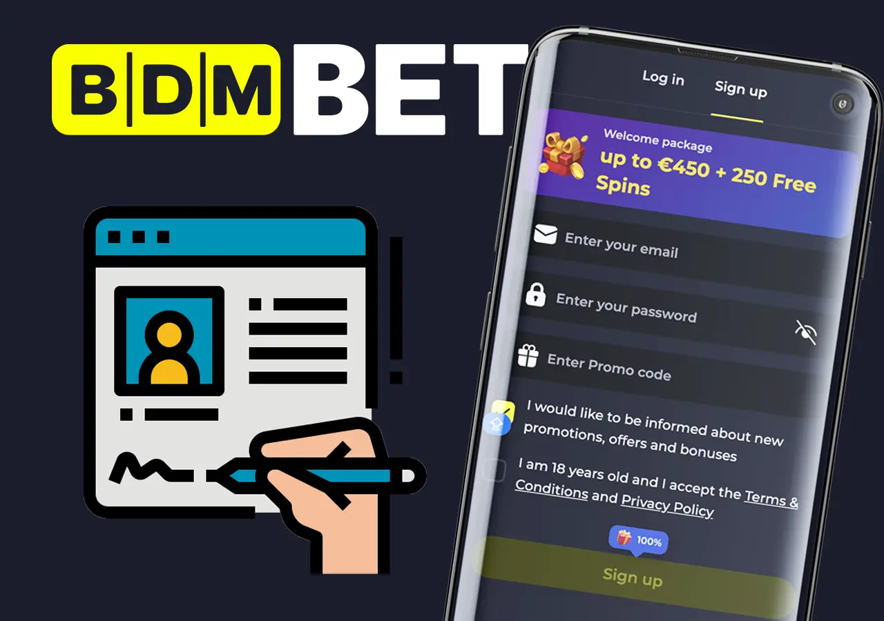 How to Register at BDMBet Casino